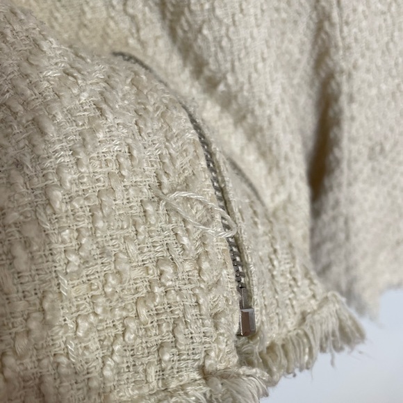 H&M Textured Biker Jacket Size 4 - Picture 11 of 11